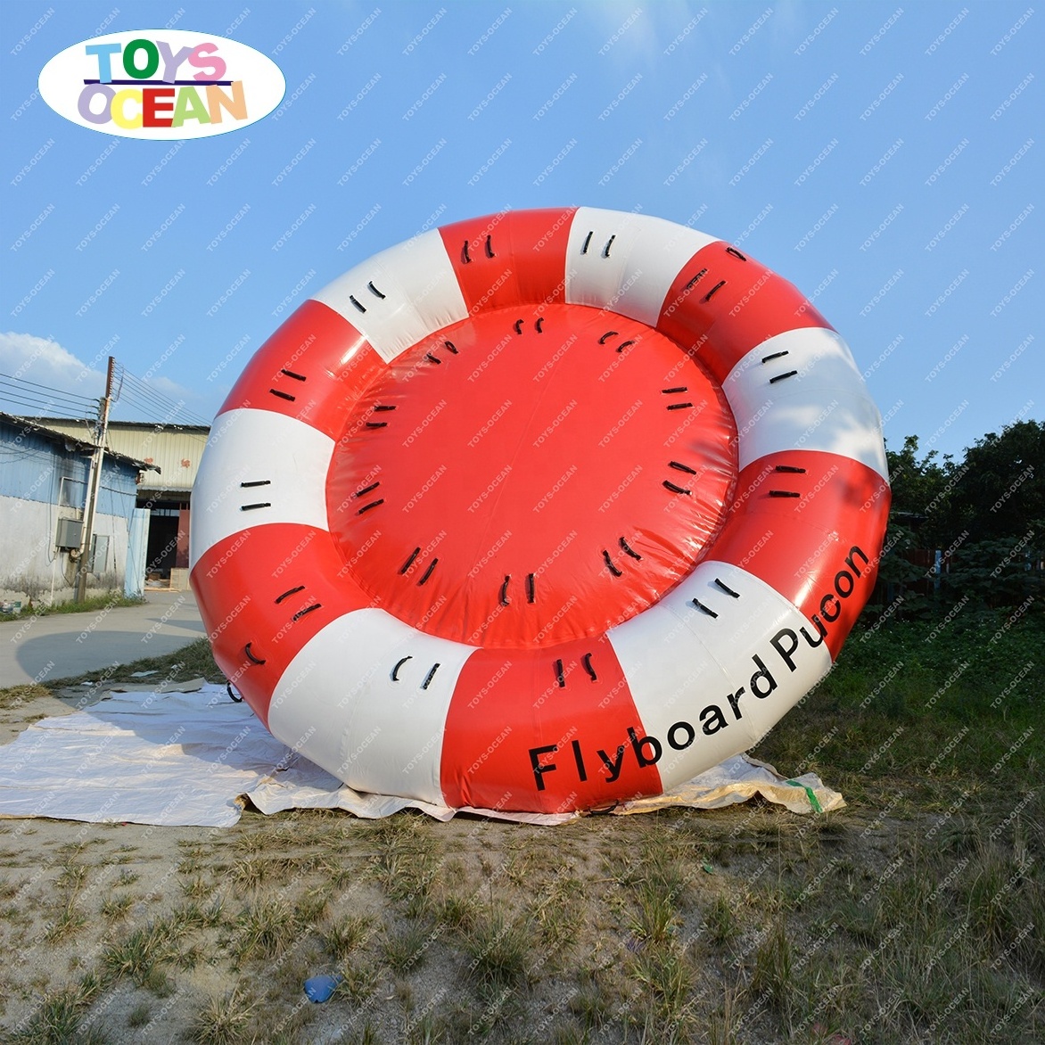 inflatable disco water towable boat for water sport fun games