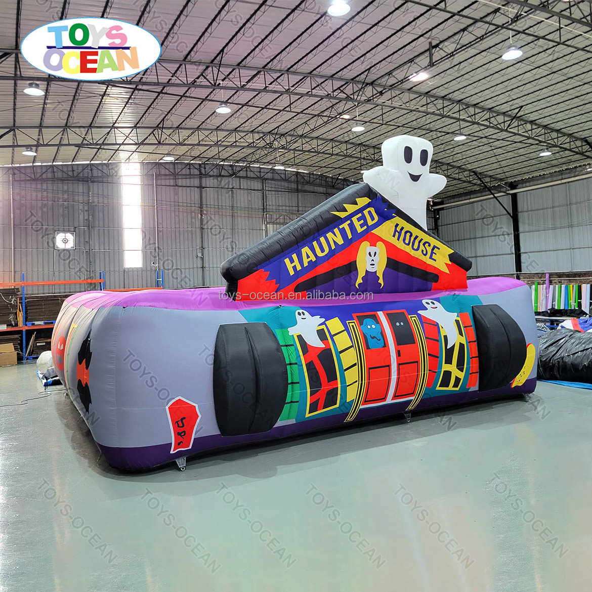 Customized commercial Halloween inflatable haunted house maze suitable for event party rentals