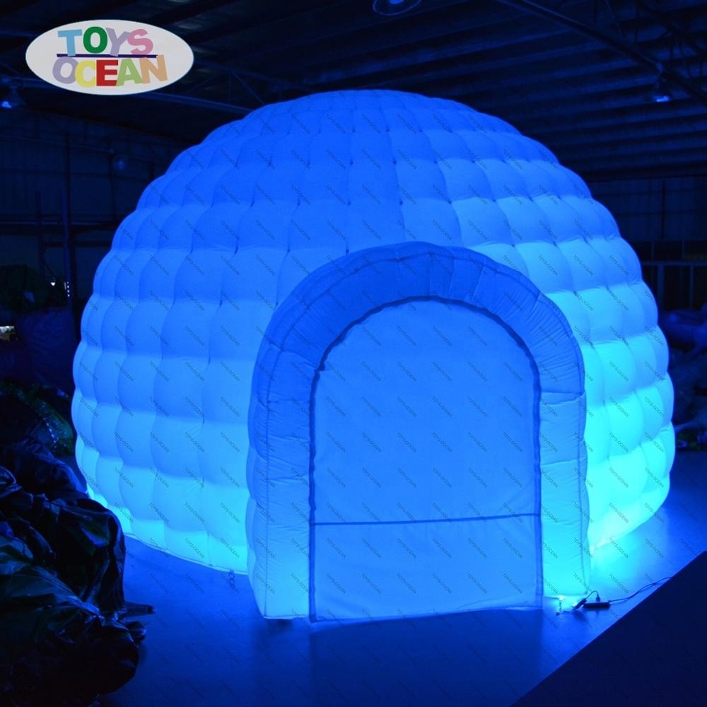 Customized Inflatable Igloo with Led Inflatable Tent Lighting Dome Tent for Party