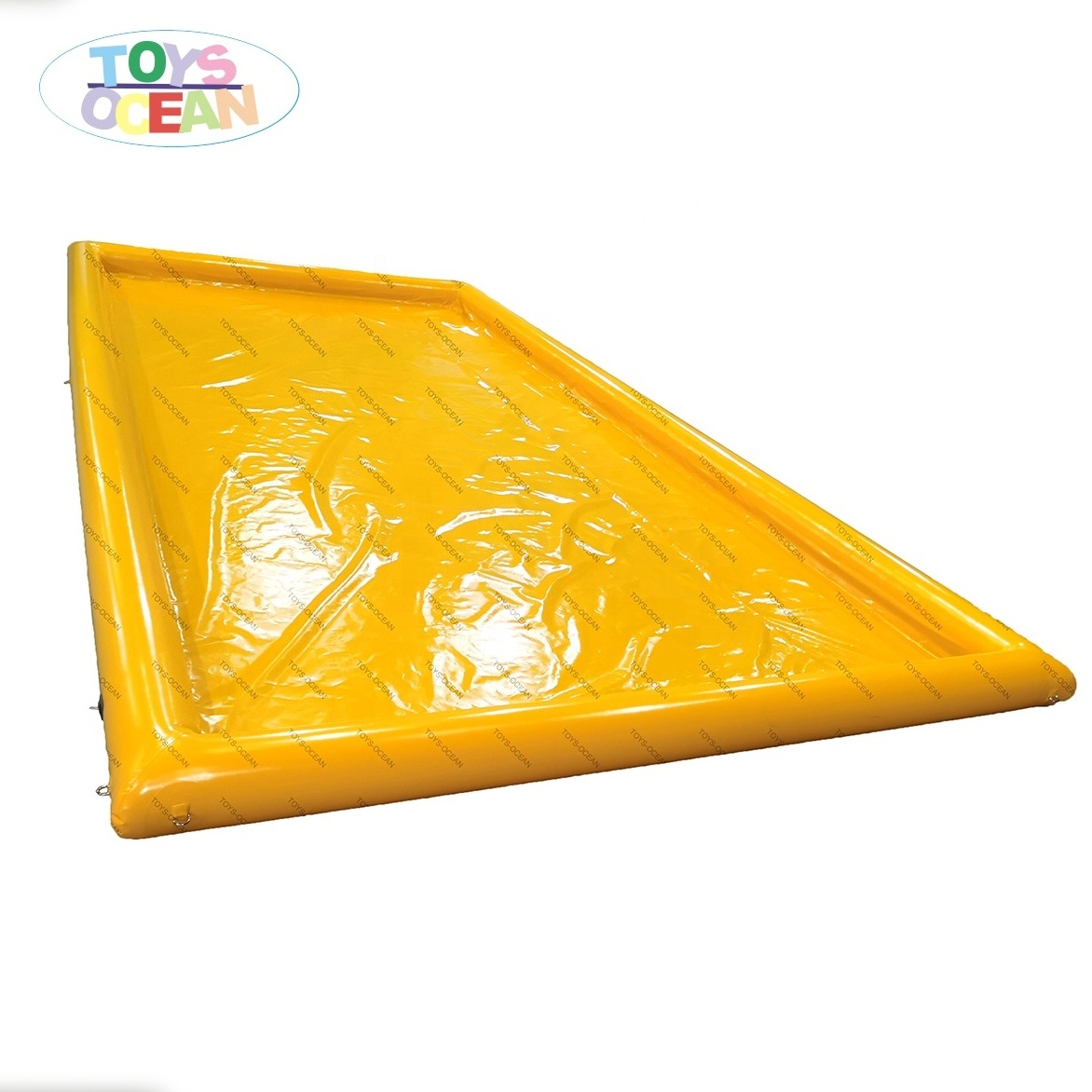 Heavy duty inflatable car wash mat water collector boarding water containment mat