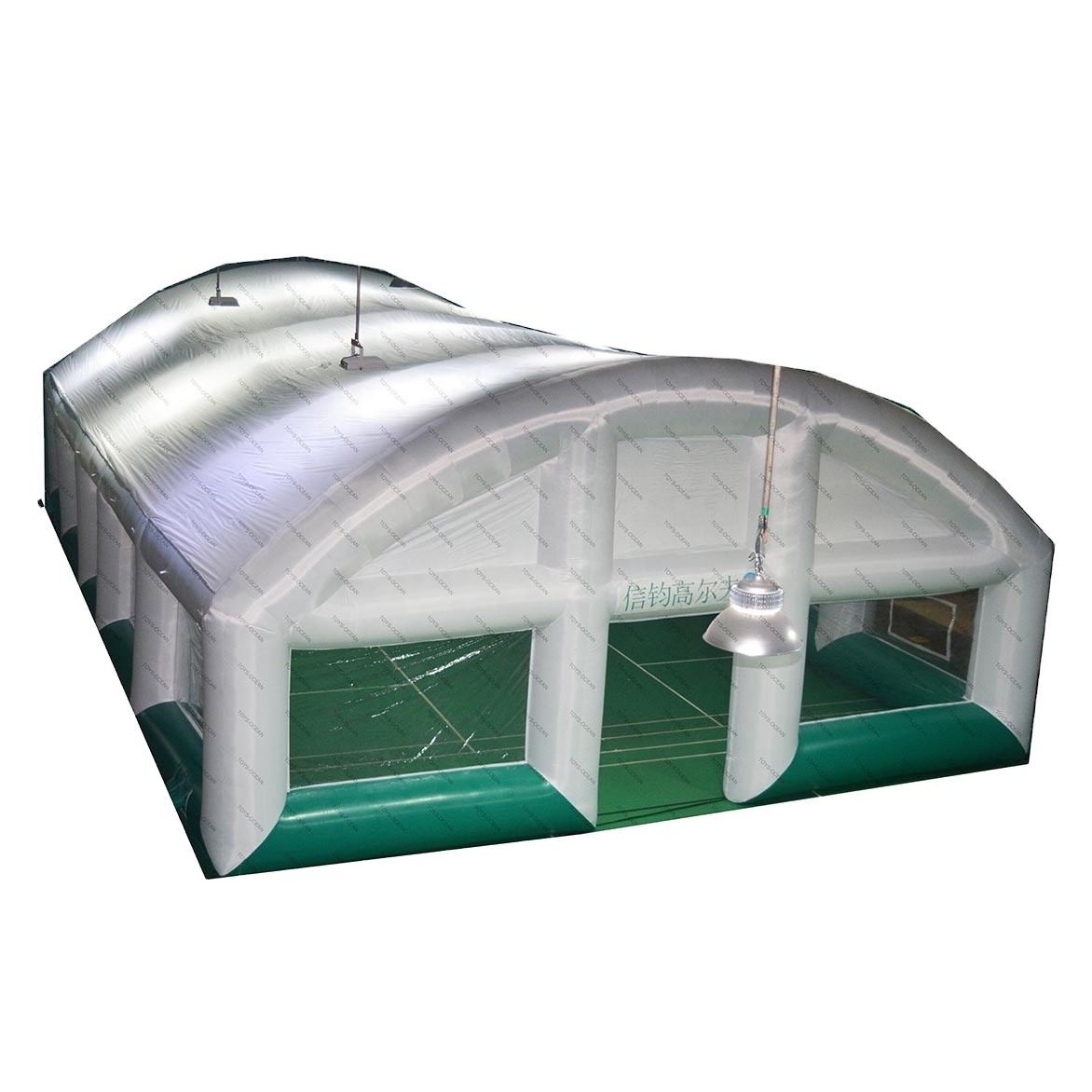 large outdoor inflatable sport area tent  Sports game tent Golf tent