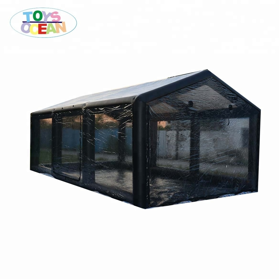 Transparent Outdoor Inflatable Car Cover Bubble Tent Garage