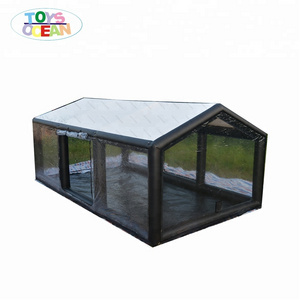 Transparent Outdoor Inflatable Car Cover Bubble Tent Garage