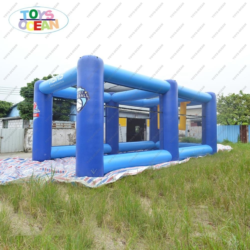 inflatable baseball Swing Inflatable Baseball pitch with nets football field goal kick Batting cage