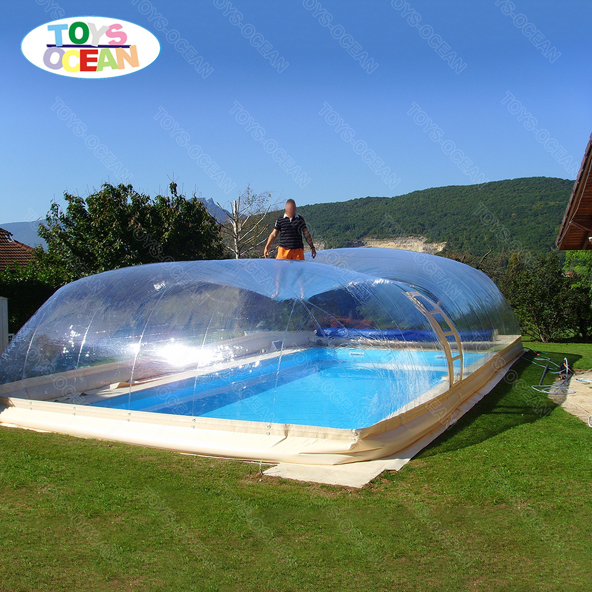 New hot sale Customized Pool Cover Transparent Air Inflatable Swimming Pool Dome