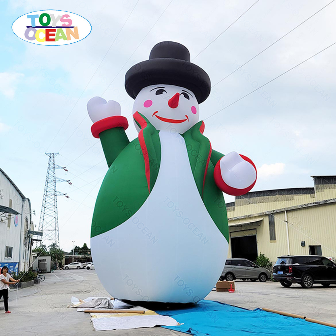 2023 outdoor Christmas inflatable snowman inflatable christmas decorations christmas village  advertising inflatable