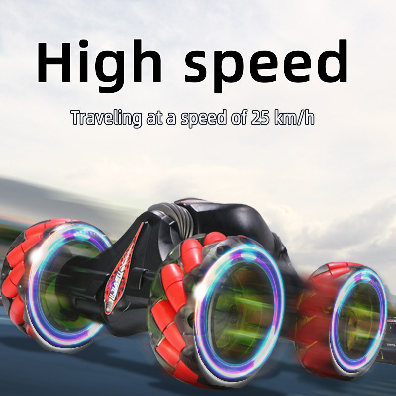 Gesture Sensing Big Wheel Twist Stunt Rc Car Off-Road Climb Monster Truck With Light And Music Remote Control Toys For Kids