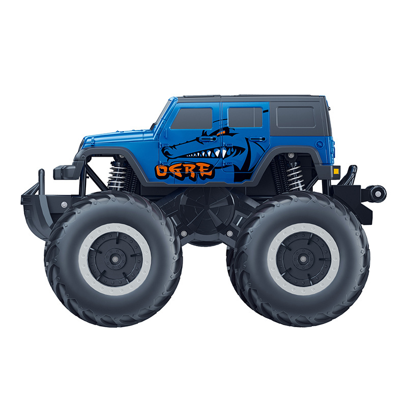 2.4 GHz 4WD Off-Road Monster Truck Big Foot All Terrain Remote Control Amphibious Vehicle Toy Gifts for Boys Ages 6+