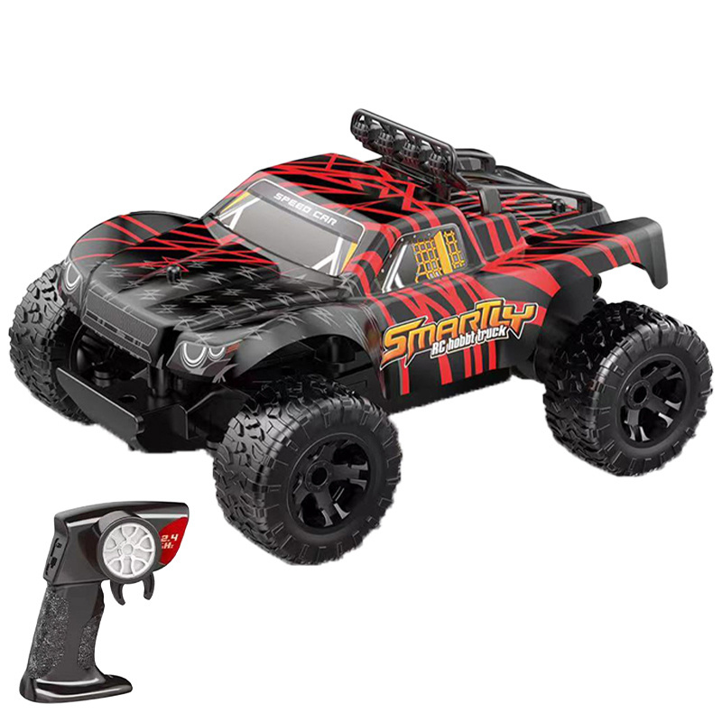 2023 New Arrived 1:24 Scale RC Cars 4CH PVC Remote Control High Speed Car 2.4G Off Road 4WD Monster RC Trucks