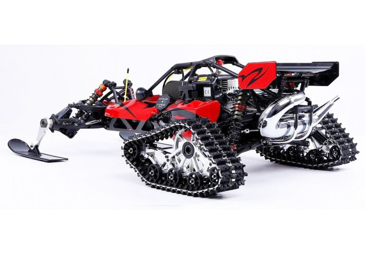 Rovan Baja 305AS 1/5 Sales 2.4G 2WD 3CH Remote Control 26CC Engine Gas RC Snowmobile