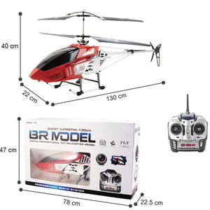 130CM large Radio control helicopter popular big size 4CH RC metal helicopter toy with 480P camera