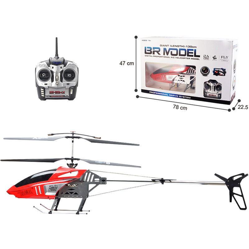 130CM large Radio control helicopter popular big size 4CH RC metal helicopter toy with 480P camera