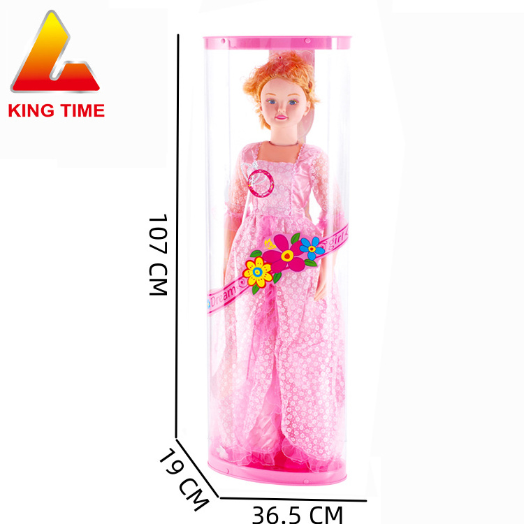 Custom Vinyl PVC Lovely Baby Doll Plastic Toys 98.5 CM Big Size Girls Fashion Model Doll For Kids Play House Game girls toys