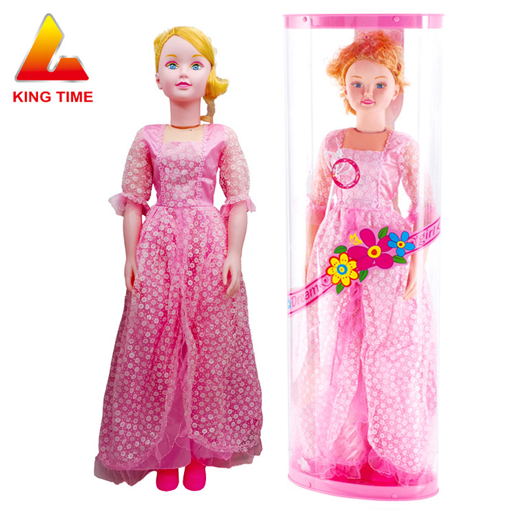 Custom Vinyl PVC Lovely Baby Doll Plastic Toys 98.5 CM Big Size Girls Fashion Model Doll For Kids Play House Game girls toys