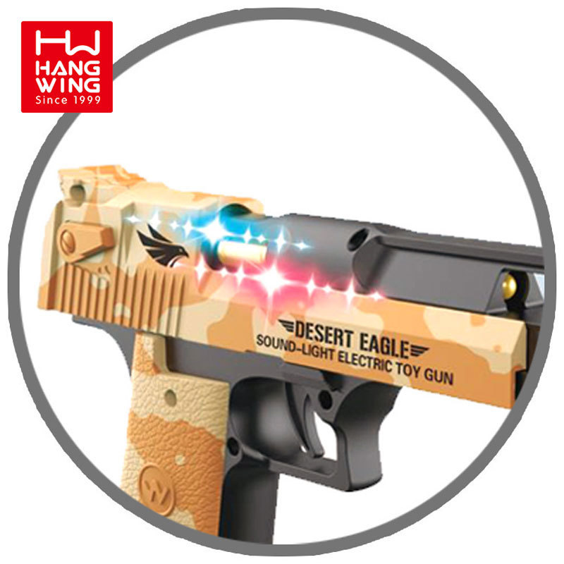 Wholesale cheap plastic bo battery operated shooting police pistol toy gun light and sound