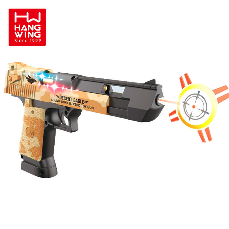 Wholesale cheap plastic bo battery operated shooting police pistol toy gun light and sound