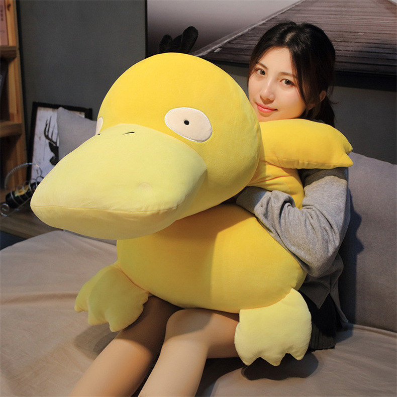 Wholesale Big Yellow Duck Cartoon up to Duck plush pillow duck stuffed toy