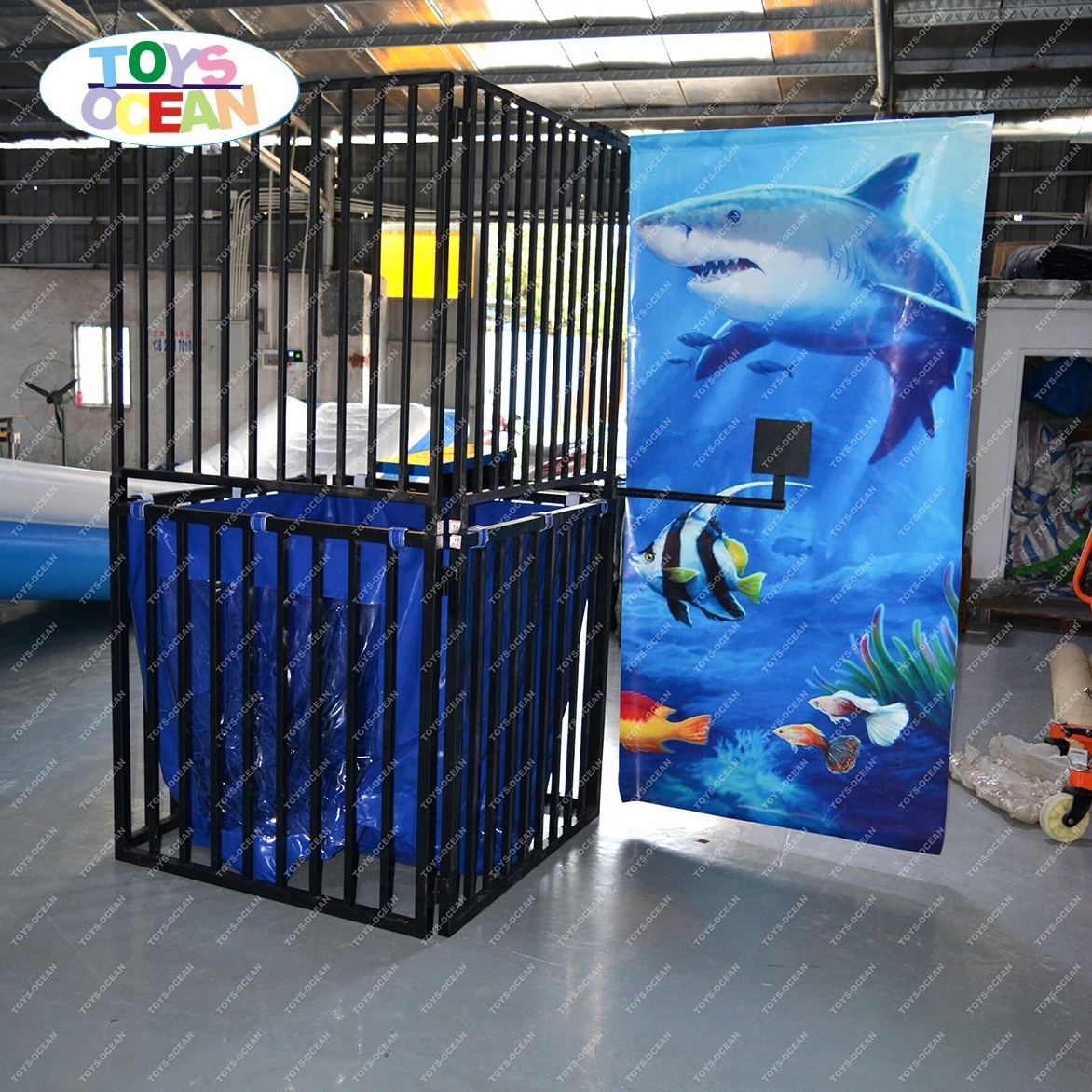 new adult water splash games dunk tank dunking machine booth