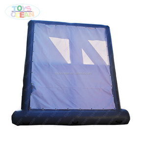 Outdoor grey water lake floating advertising mobile inflatable billboard screen