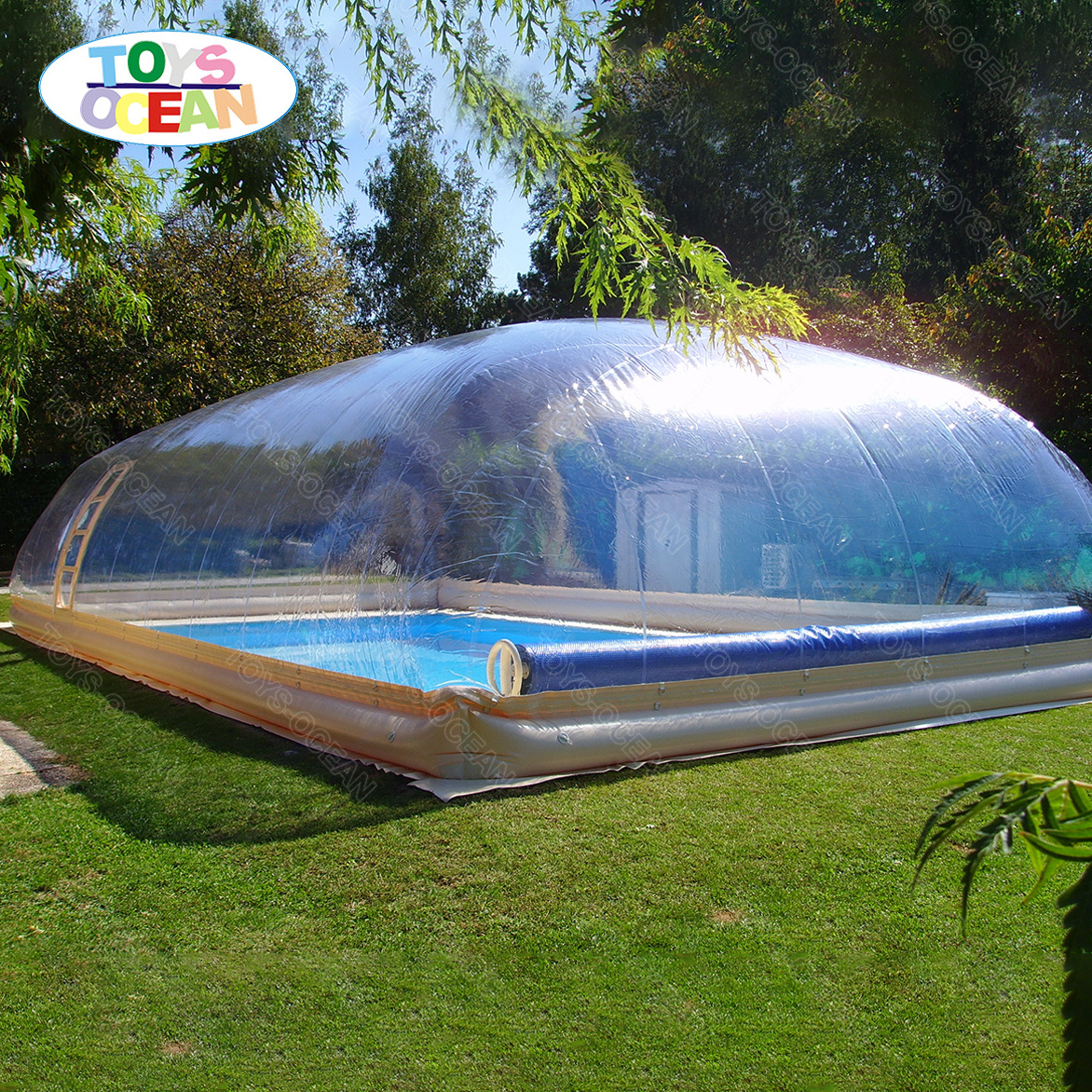 Customized outdoor swimming pool tent inflatable swimming pool cover