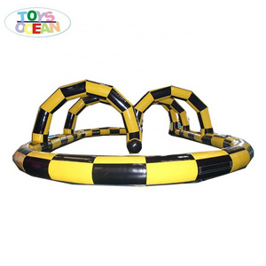 inflatable go karts racing track outdoor air race track