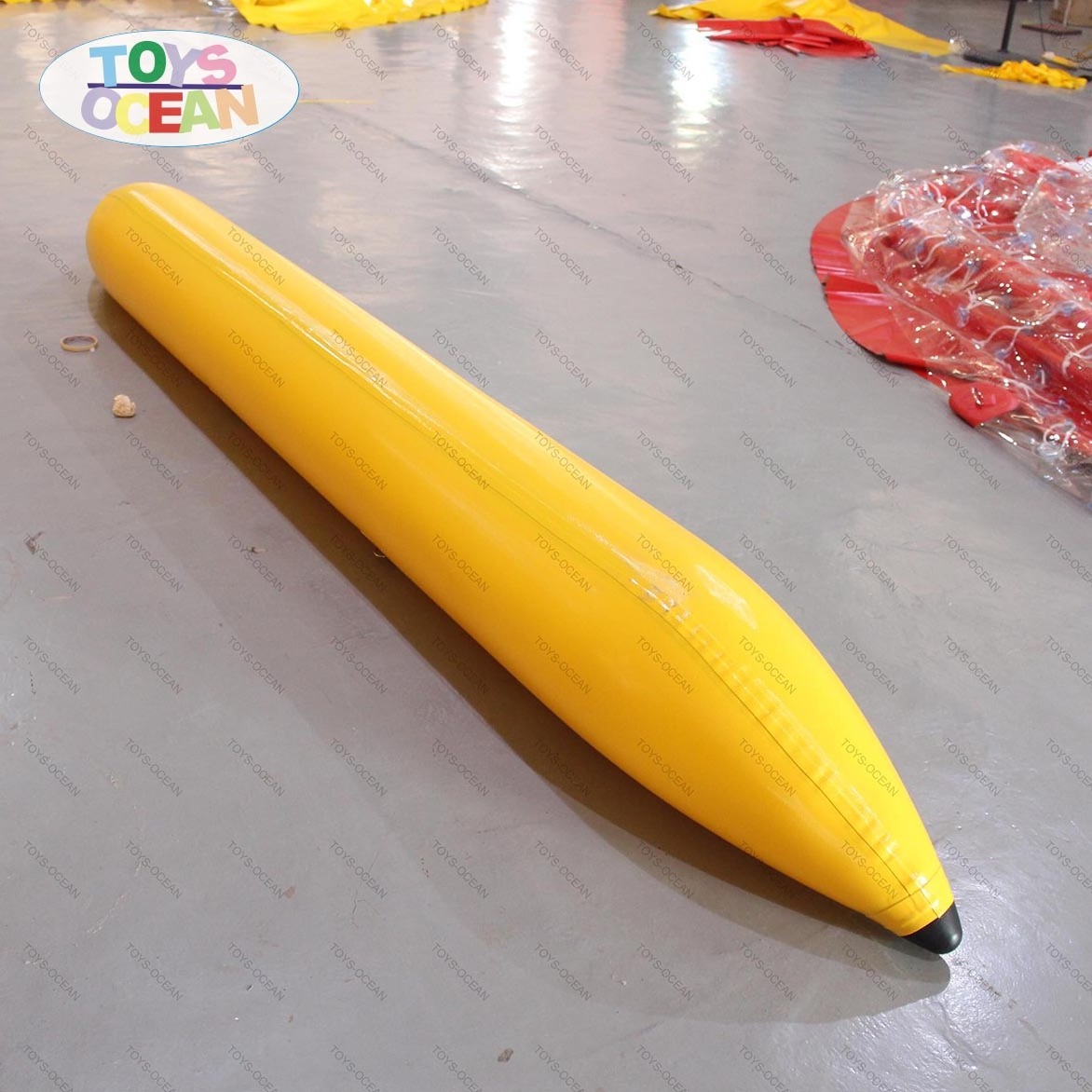 Custom PVC Inflatable Banana Pontoons Tubes Buoy for Pedal Fishing Boats