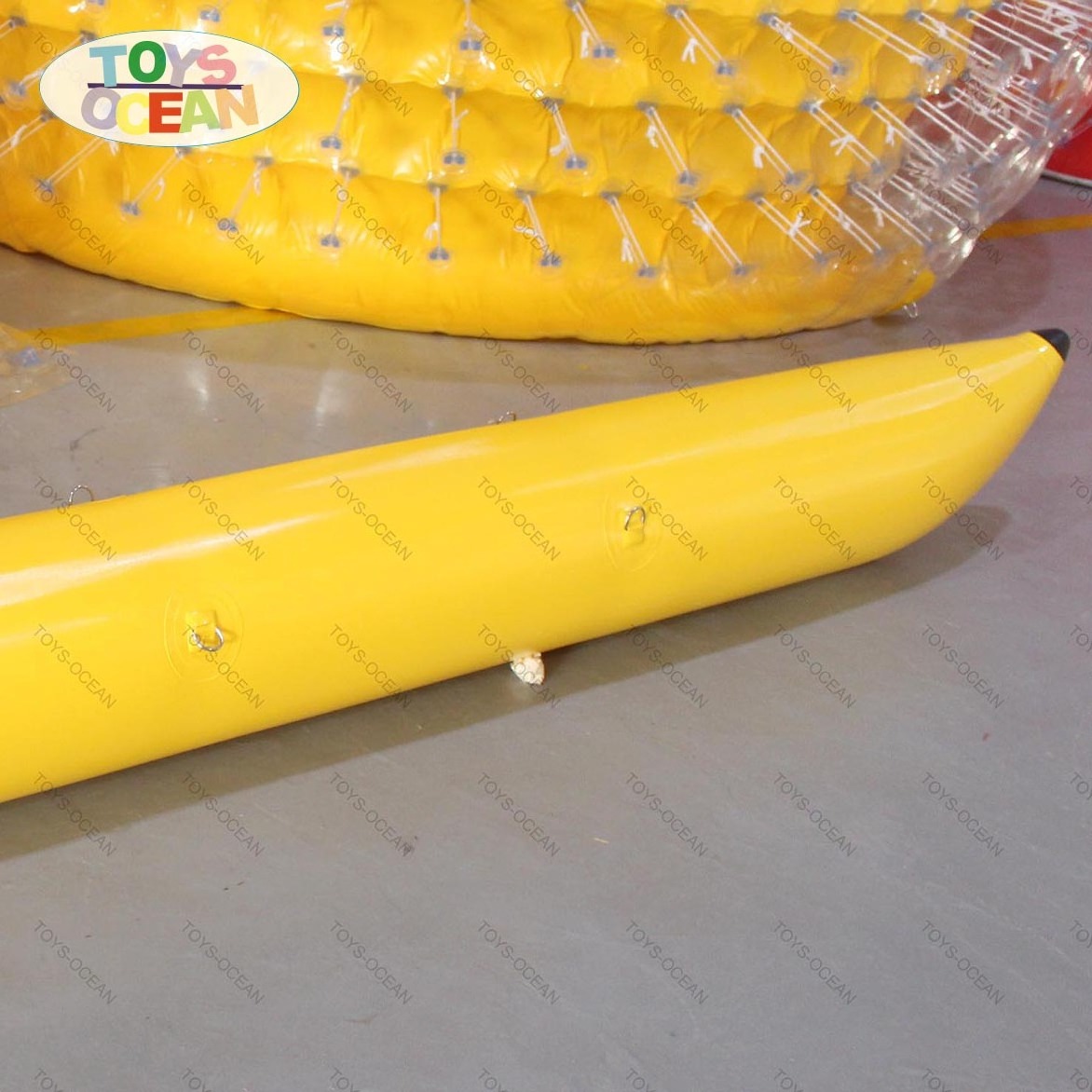 Custom PVC Inflatable Banana Pontoons Tubes Buoy for Pedal Fishing Boats