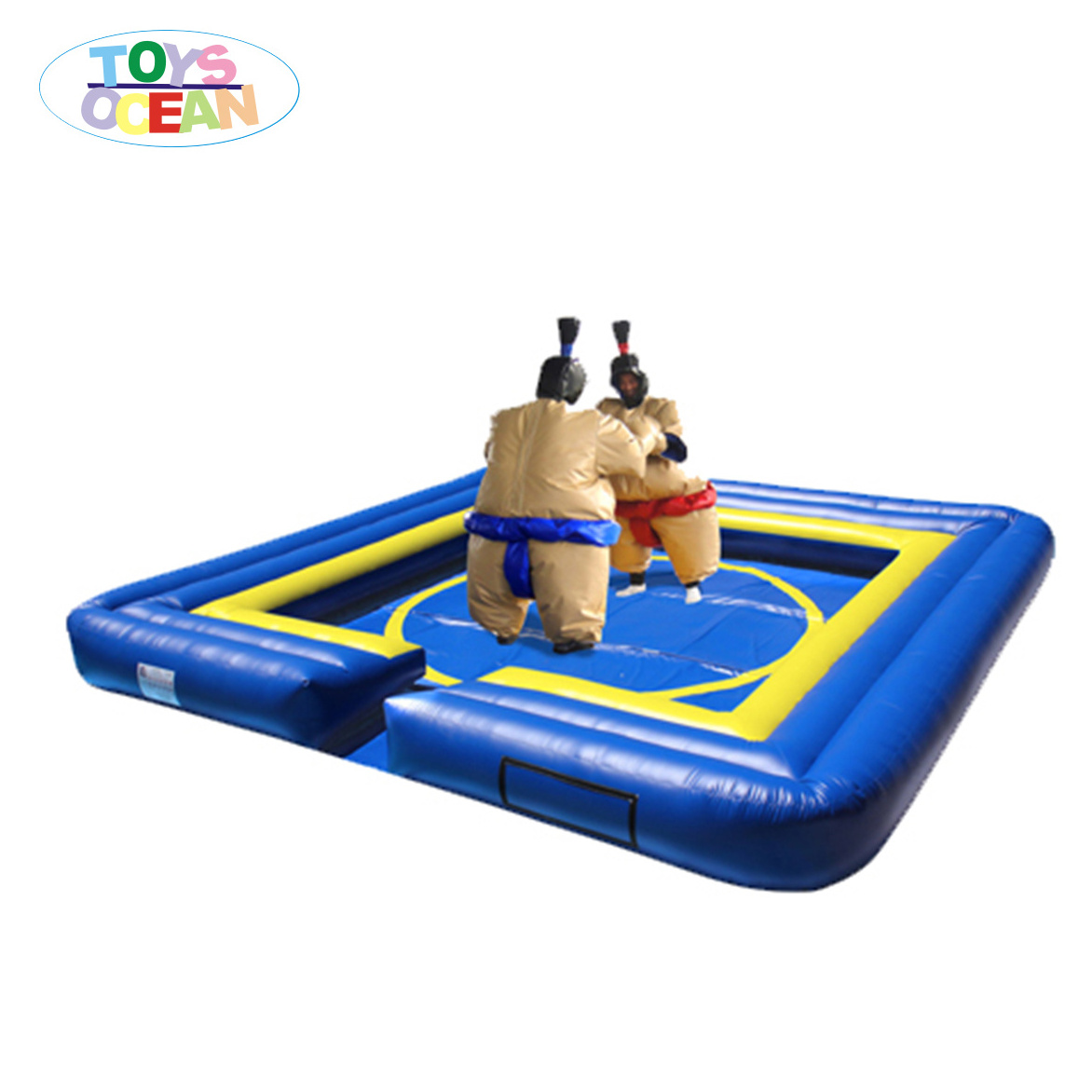 Adults Inflatable Twin Sumo wrestling suits set for interactive game