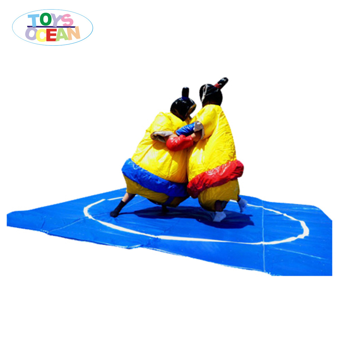 Adults Inflatable Twin Sumo wrestling suits set for interactive game