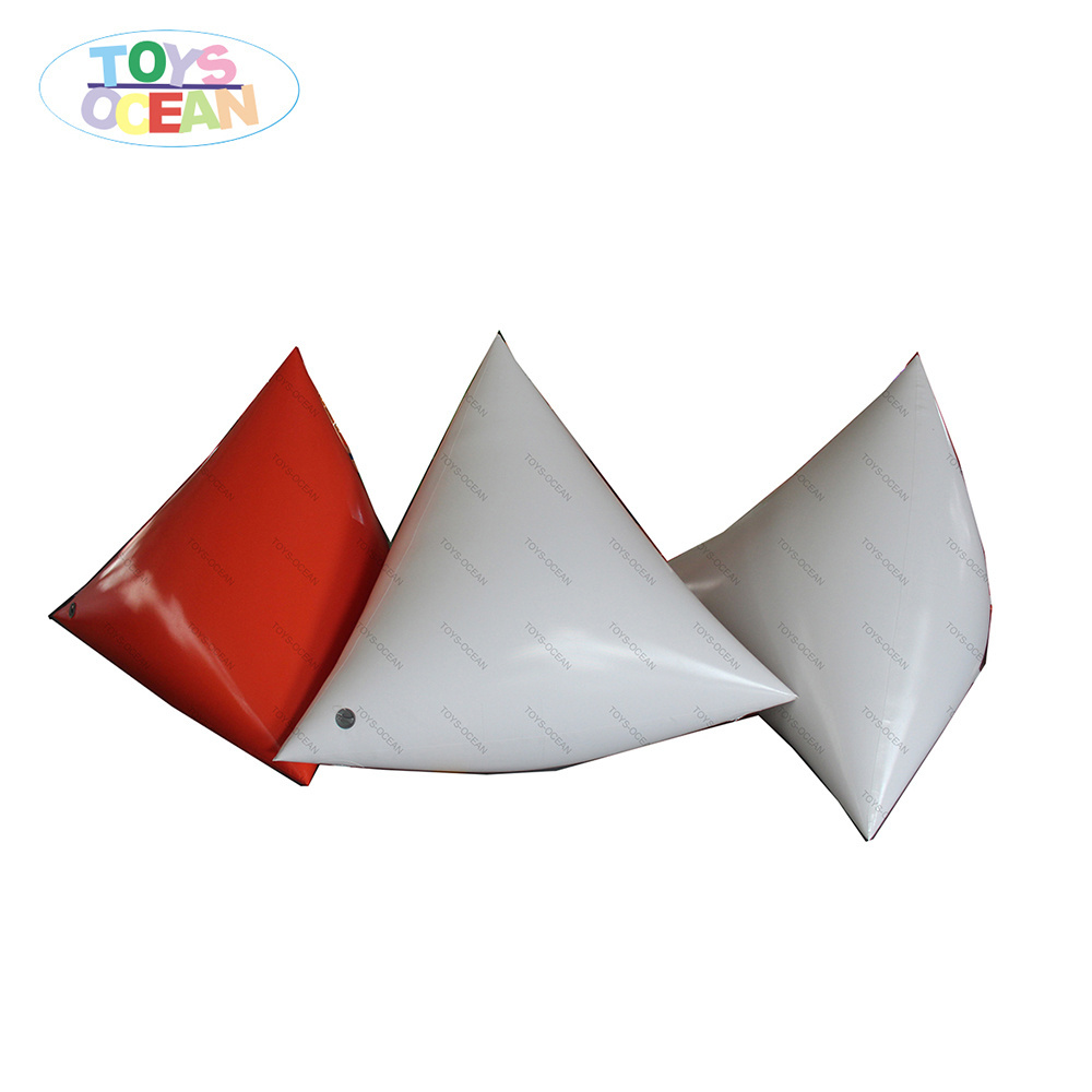 Floating marker buoy, water buoy inflatable triangle buoys for sale