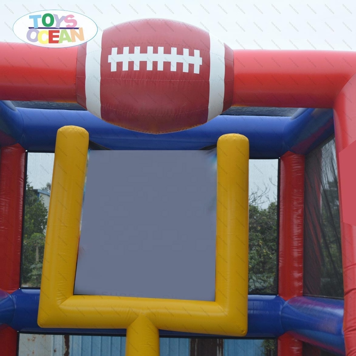 inflatable Football Soccer Field Goal Kick Challenge Rugby goal post