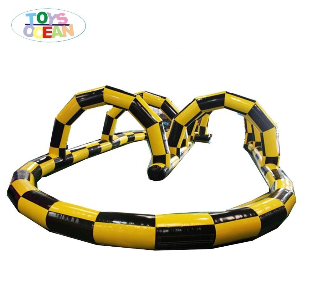 inflatable go karts racing track outdoor air race track