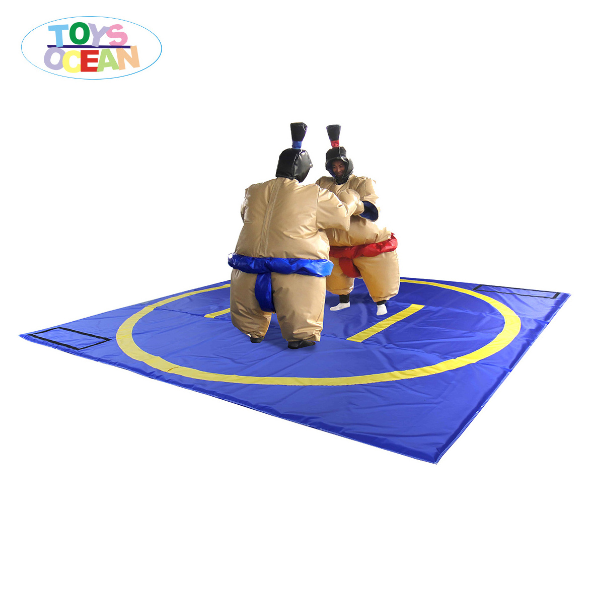 Adults Inflatable Twin Sumo wrestling suits set for interactive game