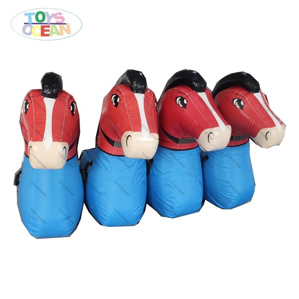 Inflatable Pony Horse Racing Pony Hopping Riding Game for kid and adults