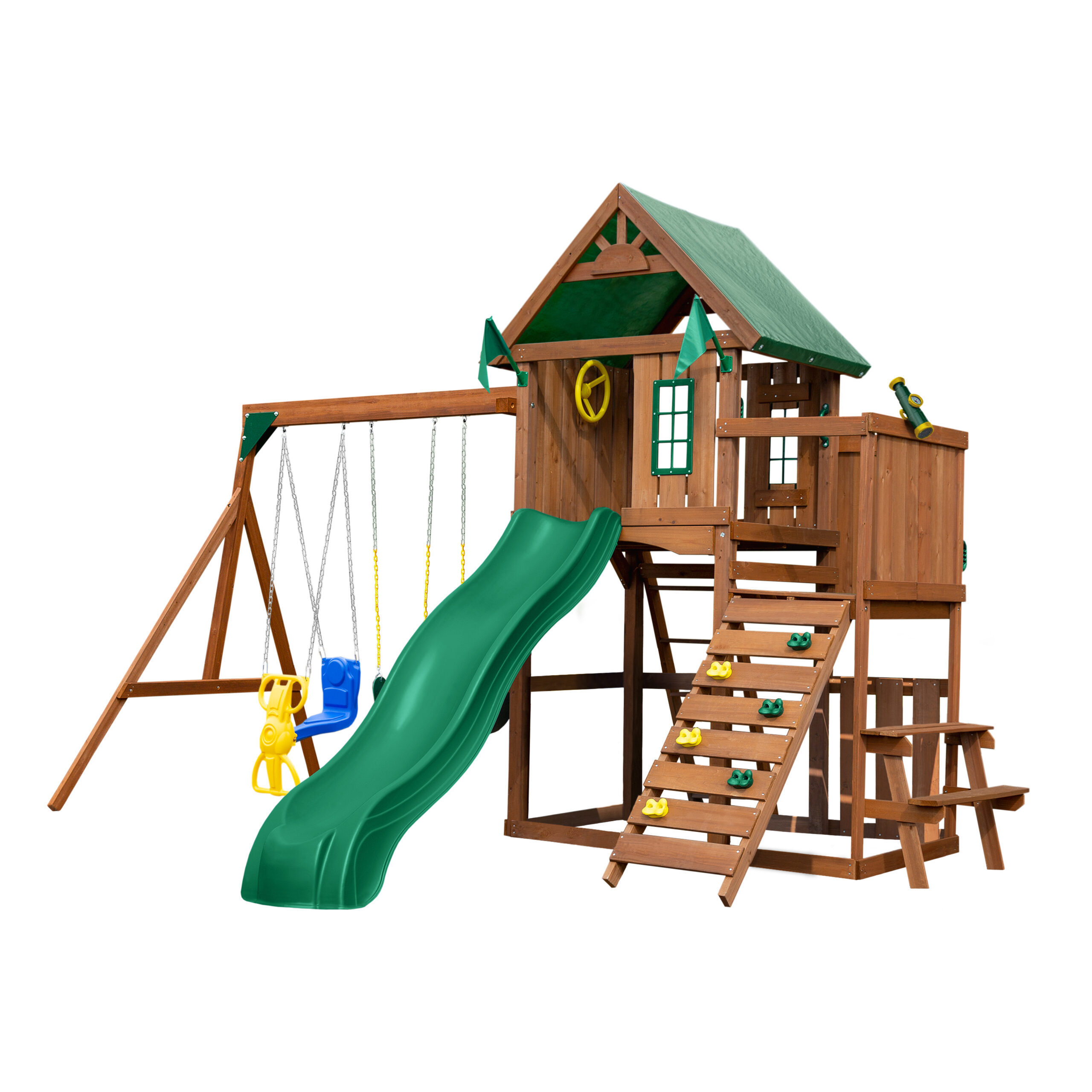 Outdoor Scenic Play set Swing & Slide for Kids