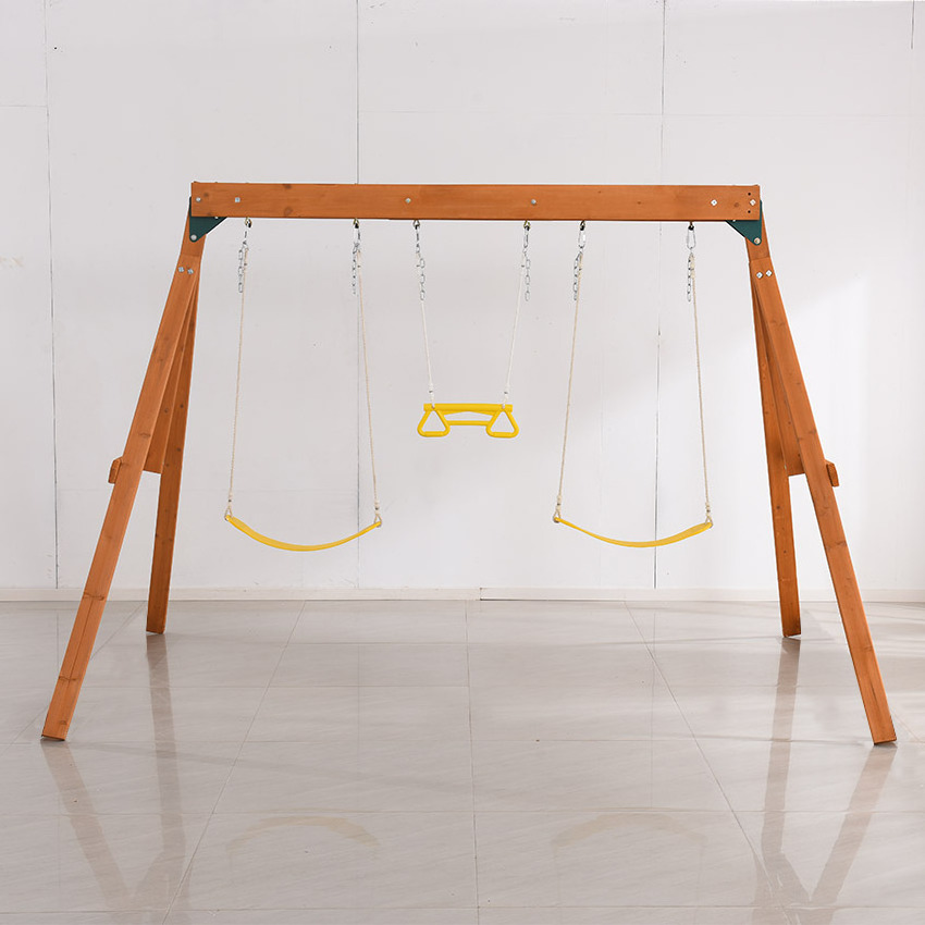 Newly design children swing playground, kids interesting swing outdoor Outdoor Double Seat Garden Furniture