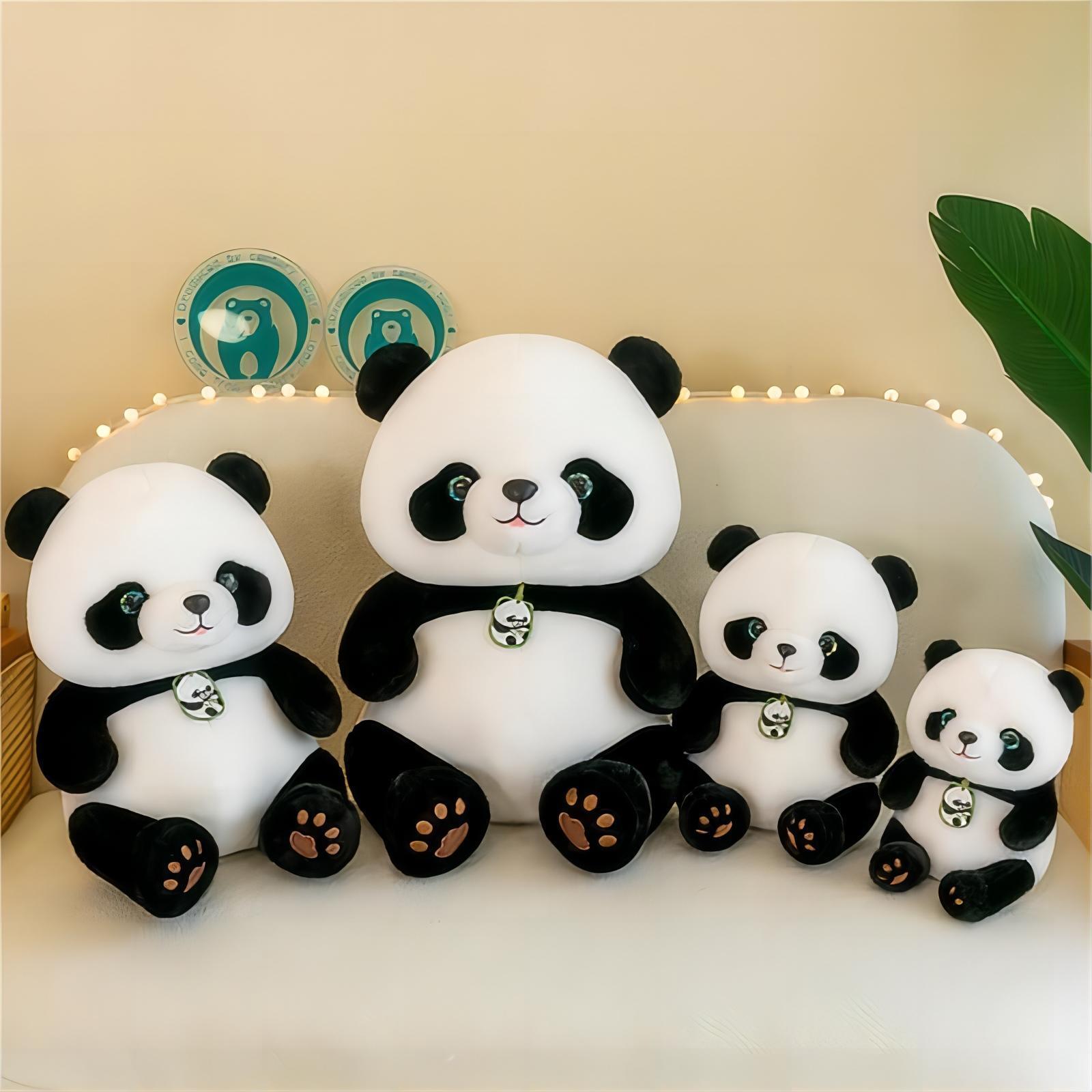 Wholesale Cute Giant Panda Long Plush Animal Doll Girls Gifts Xmas Birthday Panda Plush Pillow Doll