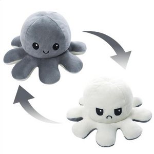 Reversible Octopus Plush for Kid Gift  Custom Cute Octopus Stuffed toy