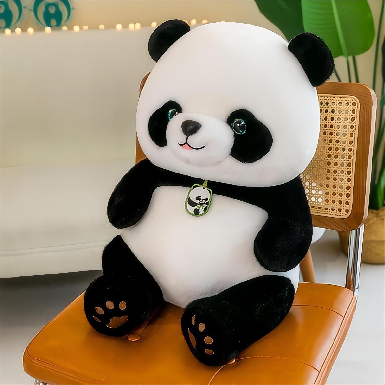 Wholesale Cute Giant Panda Long Plush Animal Doll Girls Gifts Xmas Birthday Panda Plush Pillow Doll