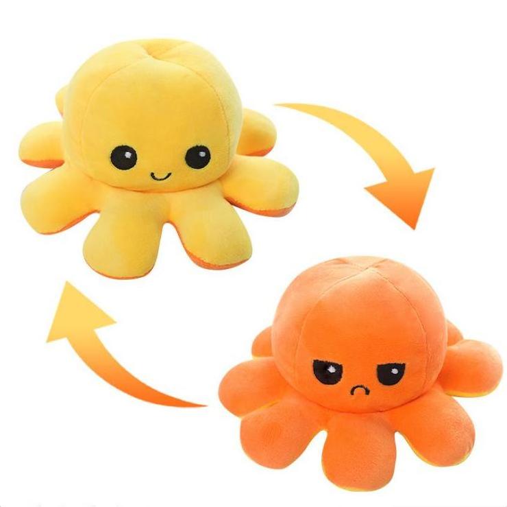 Reversible Octopus Plush for Kid Gift  Custom Cute Octopus Stuffed toy