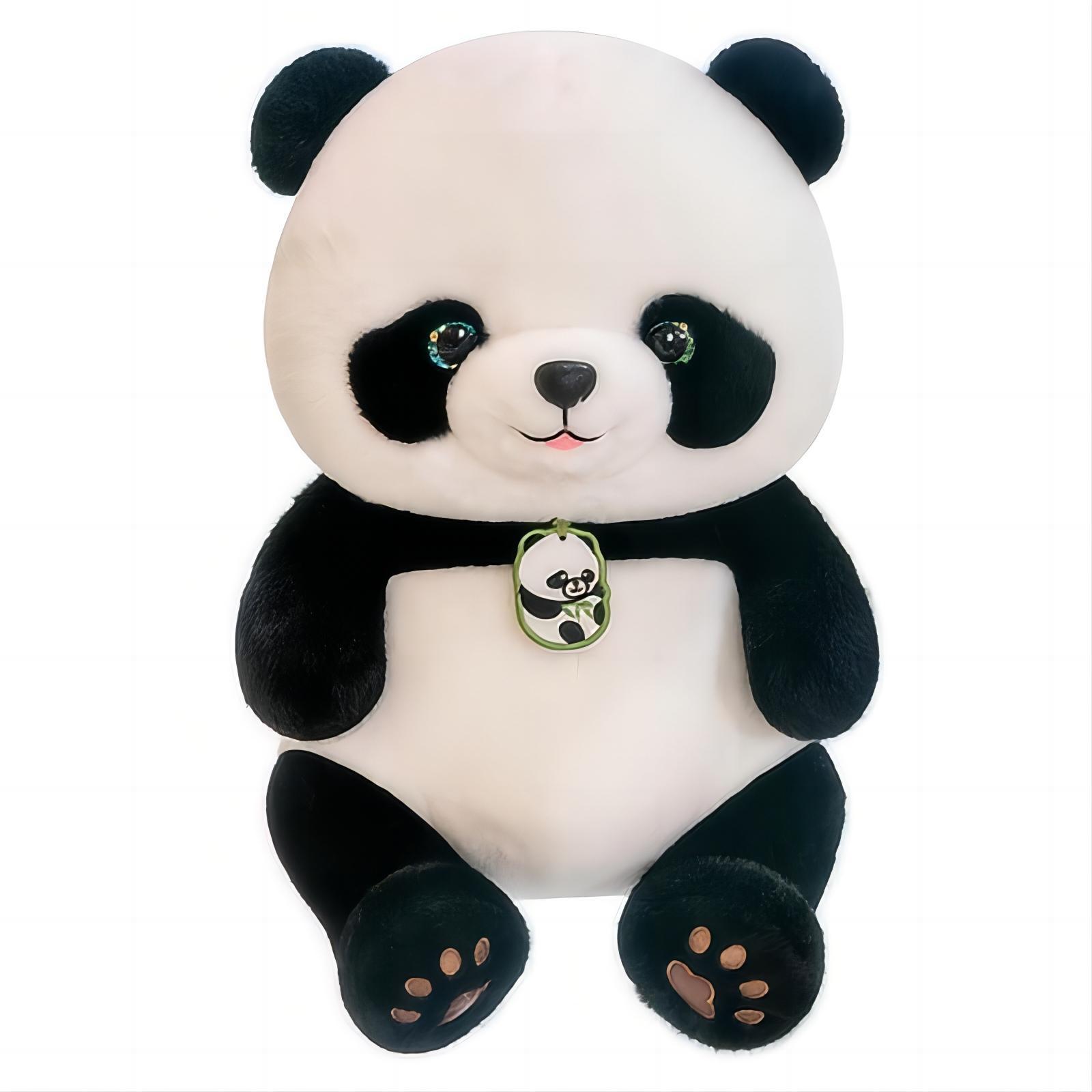 Wholesale Cute Giant Panda Long Plush Animal Doll Girls Gifts Xmas Birthday Panda Plush Pillow Doll