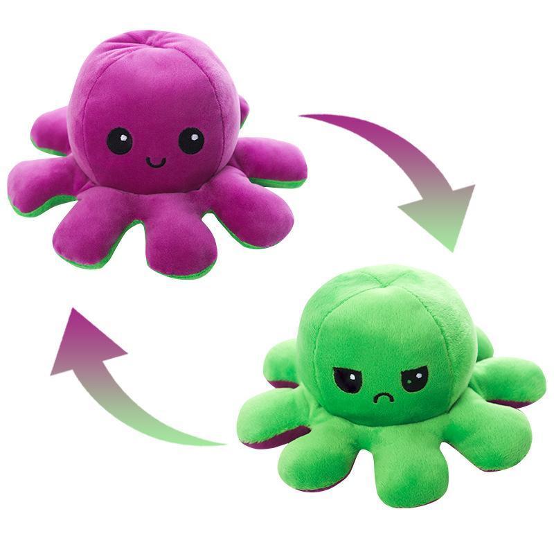 Reversible Octopus Plush for Kid Gift  Custom Cute Octopus Stuffed toy