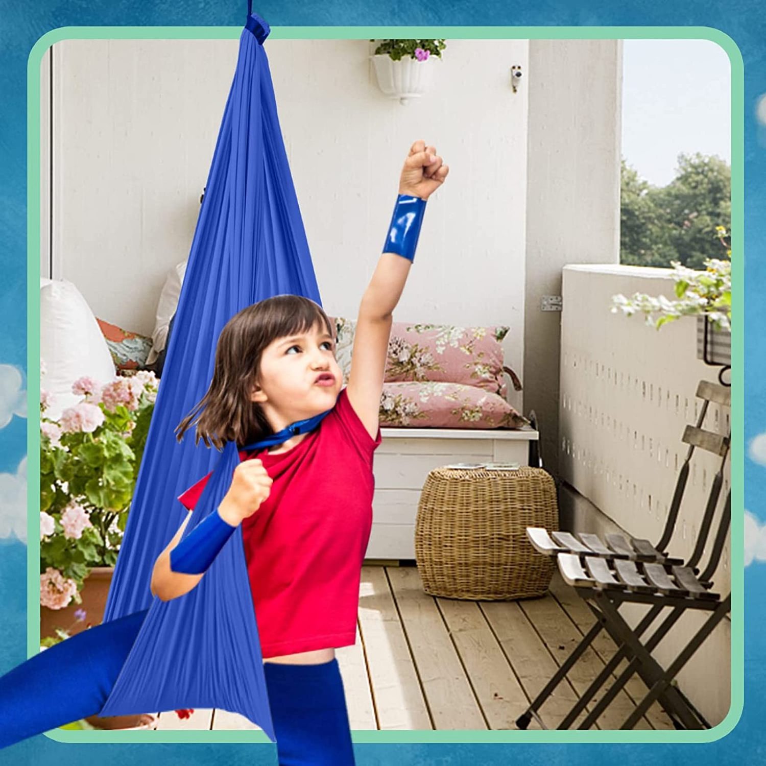 Swing for Kids with Special Needs Therapy Swing Cuddle Indoor Outdoor Kids Swing Hammock for Child & Adult