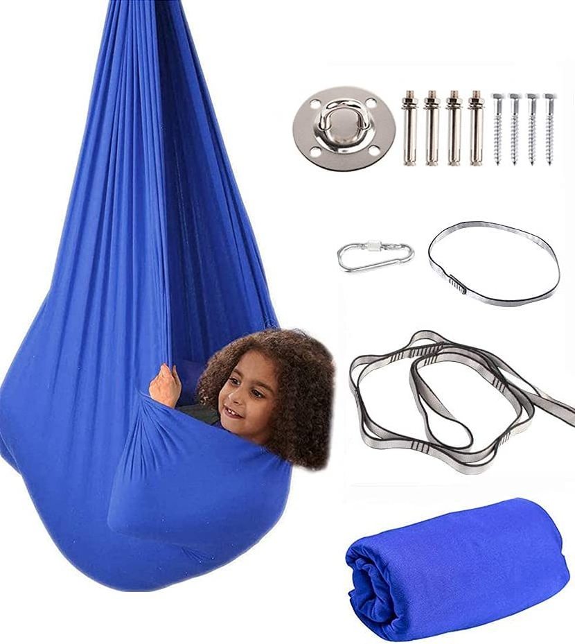 Swing for Kids with Special Needs Therapy Swing Cuddle Indoor Outdoor Kids Swing Hammock for Child & Adult