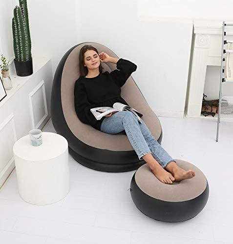 OEM Customized Silla Inflables Outdoor Air Pump Lounge Sofa Bed Inflatable Movie Chair Couch Sofa Adult Relax Seat Set For Adult