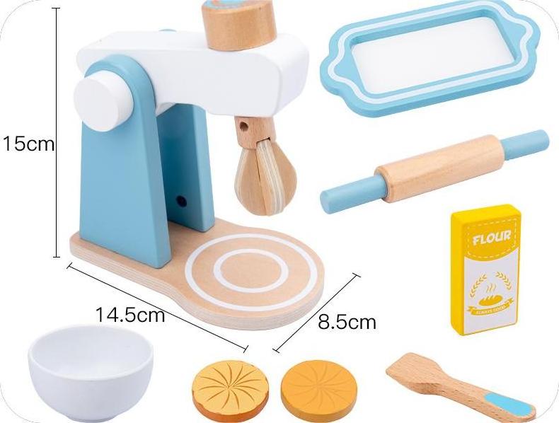 Children Wooden Role Play Toys Kitchen Accessories Pancake Machine Cooking Kitchen Toys Family Party Casual Gifts For Kids