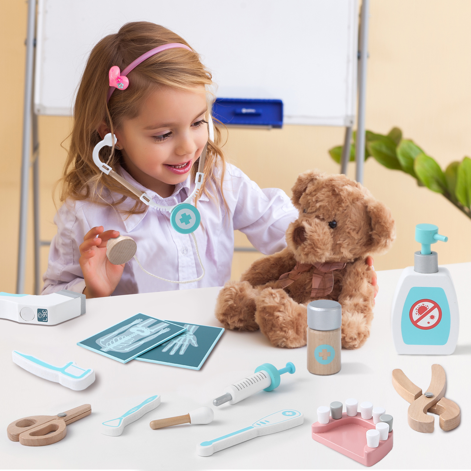 Christmas gifts Children Simulation Doctor Toy hospital medical play set Role Playing Doctor Set Toys for Children