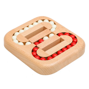 New Creative Decompression Wooden Educational Toys hand ball bearing Wooden Board Game Toy Bead Maze right brain development