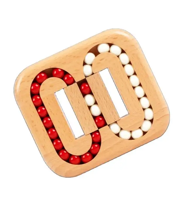 New Creative Decompression Wooden Educational Toys hand ball bearing Wooden Board Game Toy Bead Maze right brain development