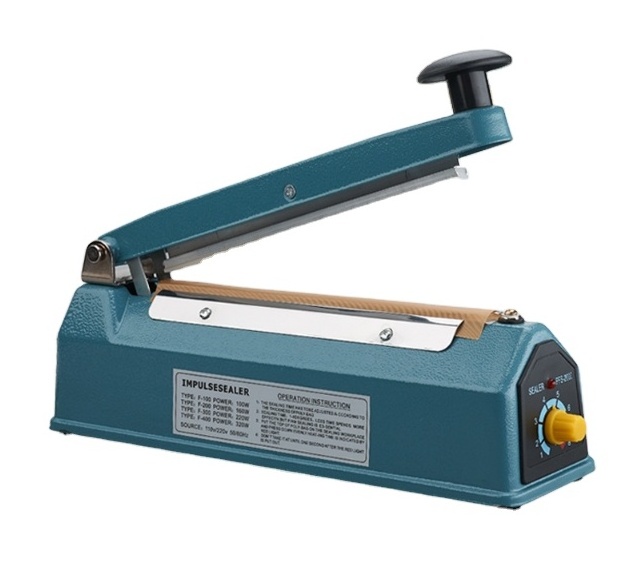 JInan Halo Hand Sealer 300mm Nylon Plastic Bags Sealer Impulse Sealer Hand Heat sealing machine